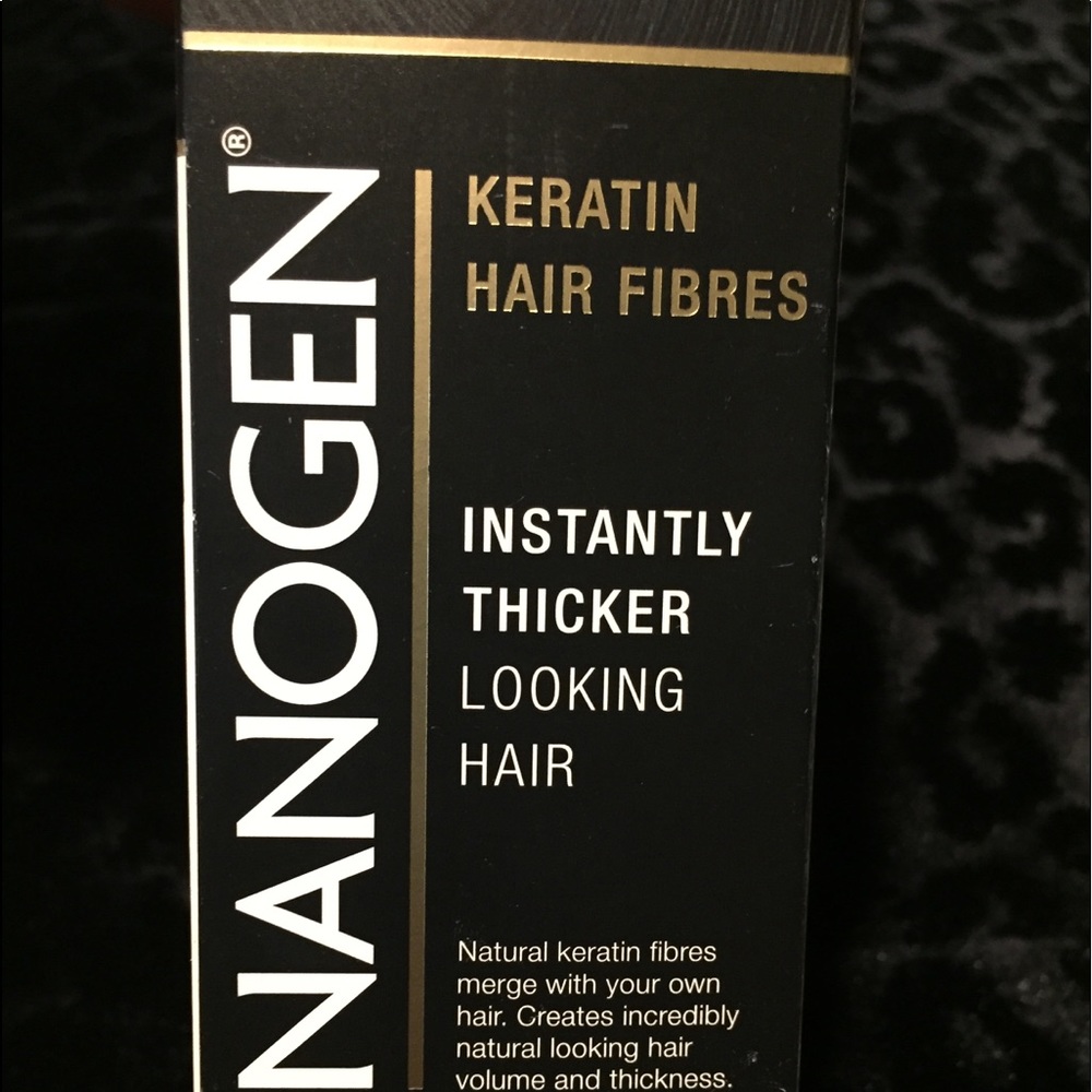 Nanogen keratin hair fibres